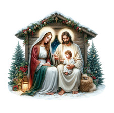 Adesivo murale adesivo presepe