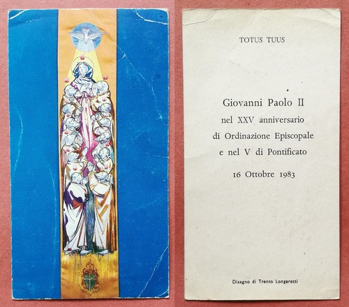 Santino holy card - santino, 1983
