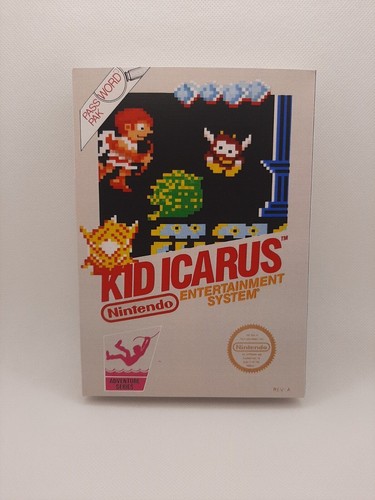 Nes kid icarus box cover - kid,