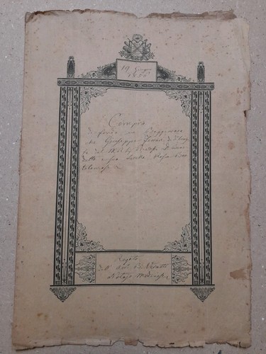 Collezione documenti antichi - collezione,