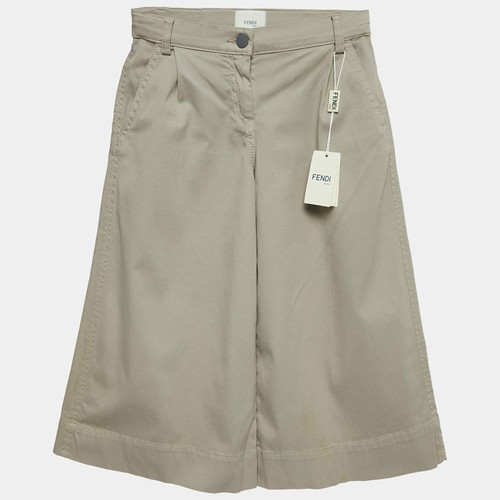 Pantaloni fendi kids beige - pantaloni,