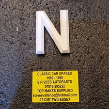 Targa bianca in plastica