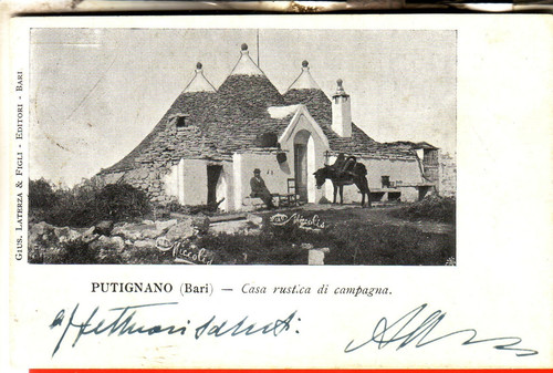 Cartolina putignano fp - cartolina,