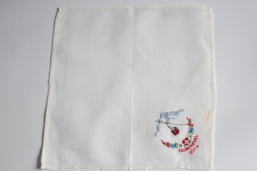 Fazzoletto ricamato cotone