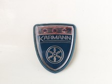 VOLKSWAGEN VW KARMANN 38MM LOGO SIGLA EMBLEMA FREGIO STEMMA SCRITTA BADGE TARGA