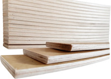 Listello in Faggio Multistrato Ricambio Doghe- Kit 3 Pezzi 79 Cm/5,3 Cm/0,8 Cm