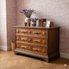 Canterano Barocco Antico Noce