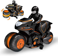 Macchina Telecomandata per Bambini 2.4G RC Auto Acrobatica, Doppia Faccia Ribalt