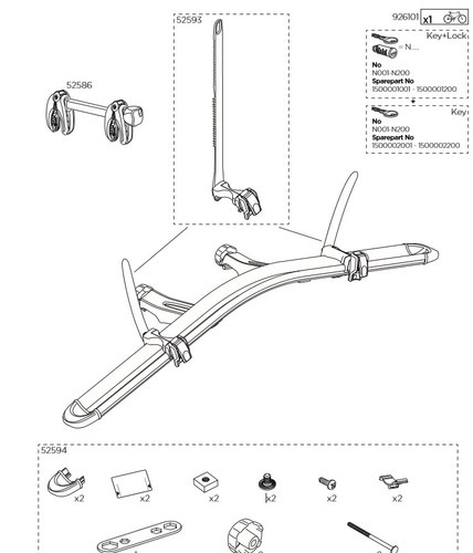 Thule velocompact 925 927 - velocompact, 925/927