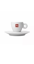 Illy 12 Tazzine Caffè Bar Nuove + piattini 12 New Espresso Coffee Cups + Saucers