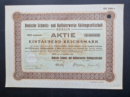 Deutsche schmelz und - deutsche, schmelz-