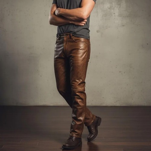 Pantalone uomo pelle pecora - uomo,