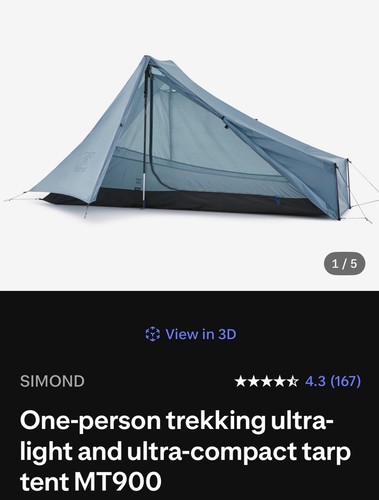 Tenda con palo tracciamento - tenda, di