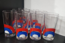 9 BICCHIERI NUTELLA FERRERO ANNI 70 VINTAGE RARI