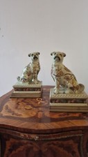 Two beautiful porcelain dogs