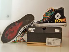 CONVERSE ALL STAR CHUCK TAYLOR AC/DC EU 40 UK 7 BLACK POWERAGE LIMITED EDITION