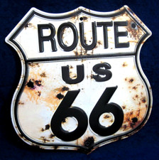 ROUTE 66 Rusty Shield - *MADE