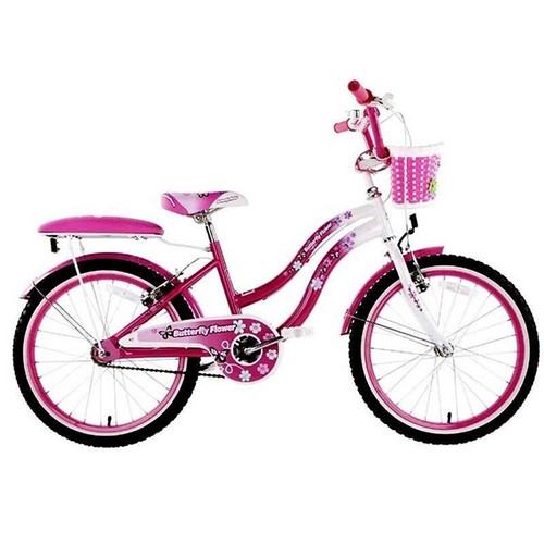 Bici butterfly bianco rosa - 20, bianco-rosa