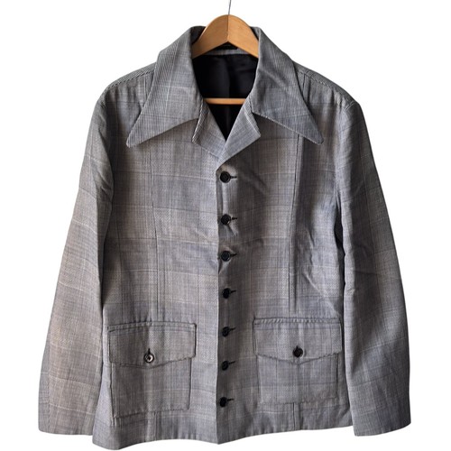 Giacca vintage uomo grigio