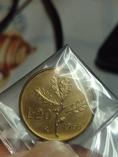 20 Lire Quercia 1968 Prova Fdc Eccezionale Fondi Speculari Top