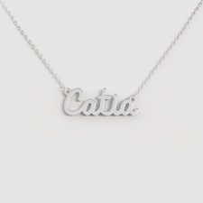 Collana NOME donna acciaio