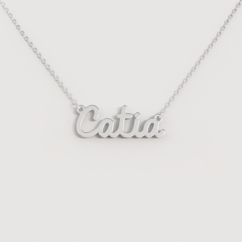 Collana nome donna - donna, acciaio