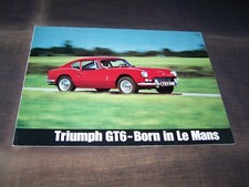 TOPRARITA' Splendida depliant Triumph GT6 del 1966!!!