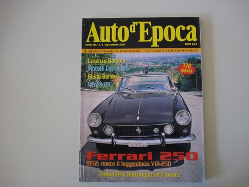 Auto epoca 2002 - d'epoca, ferrari