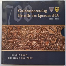 BELGIO - DIVISIONALE 2002 FDC - 1° EMISSIONE IN EURO