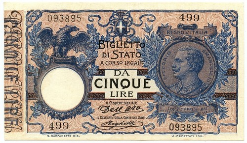 Lire biglietto stato - 5,