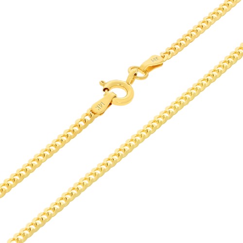 14k oro giallo 2mm - oro,