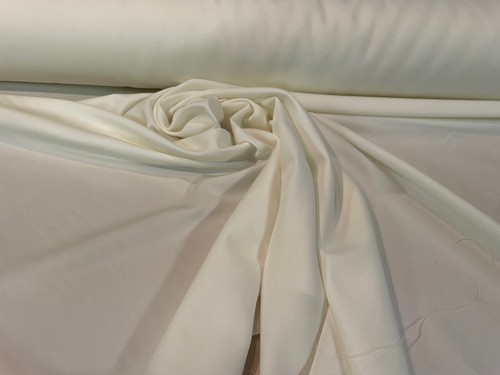 Tessuto viscosa crepe crema - in,