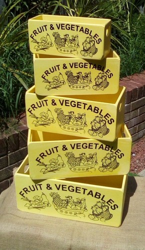 Scatola portaoggetti frutta - , e