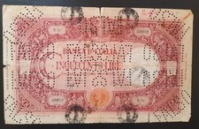 FALSO D’EPOCA 500 LIRE GRANDE “C” ( B.I )  DECR  8/10/1943