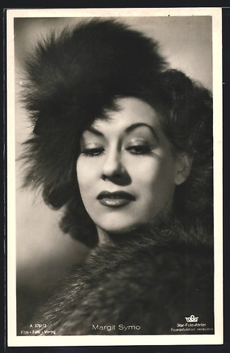 Cartolina attrice margit - margit, symo