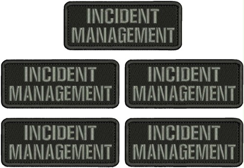 Toppa ricamo incident - toppa,