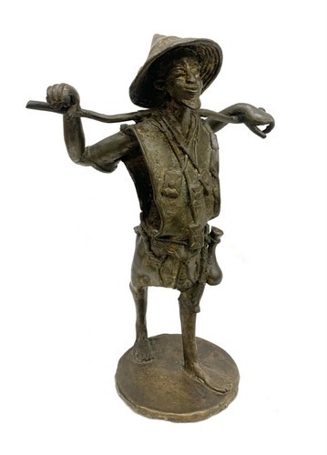 Statua bronzo cera persa - statua,