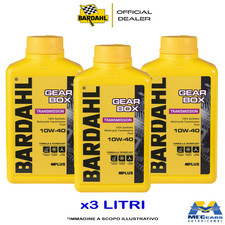 BARDAHL GEAR BOX 10W40 OLIO PER TRASMISSIONE CAMBIO MOTO SCOOTER FRIZIONE x 3 LT