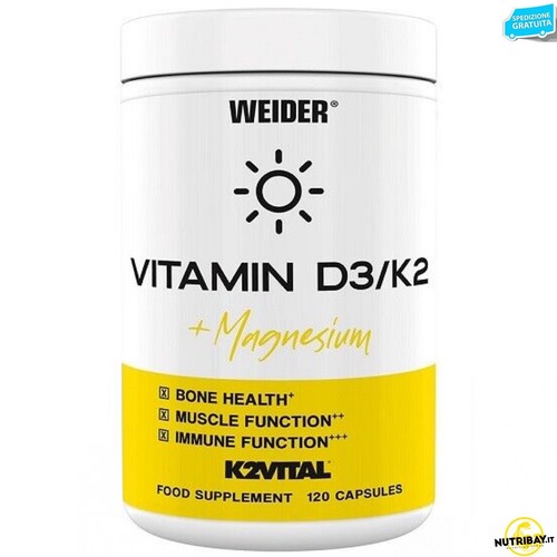Weider vitamin - d3/k2, +