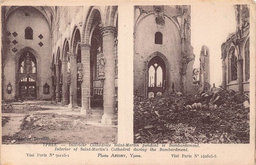 Belgio ypres cattedrale san - ypres,
