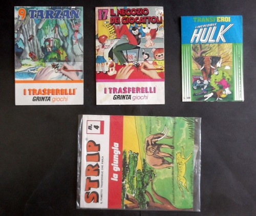 Lotto trasferelli vintage - lotto,