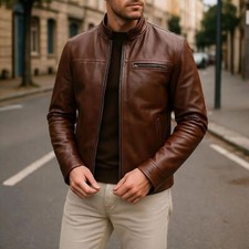 Giacca roadster - giacca, pelle