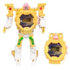 Orologio da polso bambino digitale led facile lettura dei trasformers bumblebee