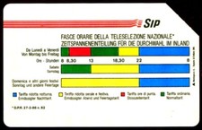 G AA 16 C&C 1169 SCHEDA TELEFONICA USATA FASCE ORARIE BILINGUE 31.12.93 5.000 L.