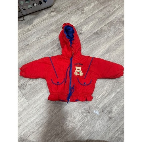 Giacca puffer rossa vintage