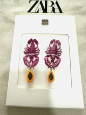 Zara 2025 Orecchini Fucsia A