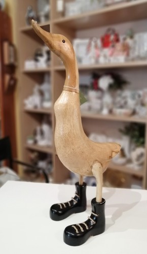 Papero legno con scarponi - in,
