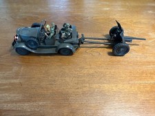 Hausser-Kubelwagen con ruote gommate completa equipaggio e cannone-Germany’30