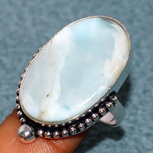 Anello larimar placcato - larimar,
