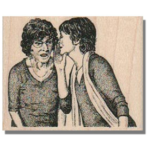 Timbro gomma legno donne - legno,,